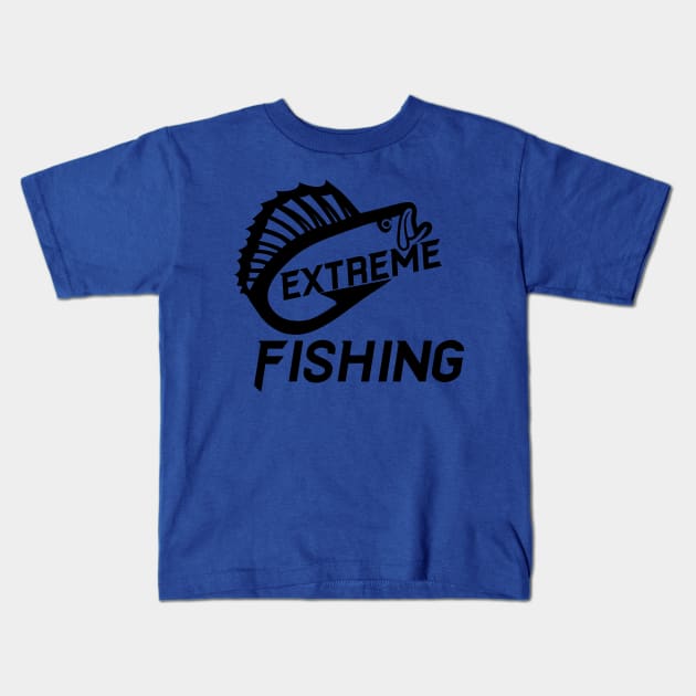 Extreme Fishing , Fishing Tshirts, Karate Fishing T Shirt Kids T-Shirt by Johner_Clerk_Design